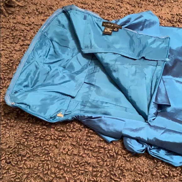 Retro Asymmetrical Peplum Cocktail Dress - Picture 4 of 8